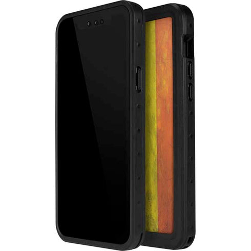 Distressed Rainbow Flag iPhone 15 Plus Waterproof Case